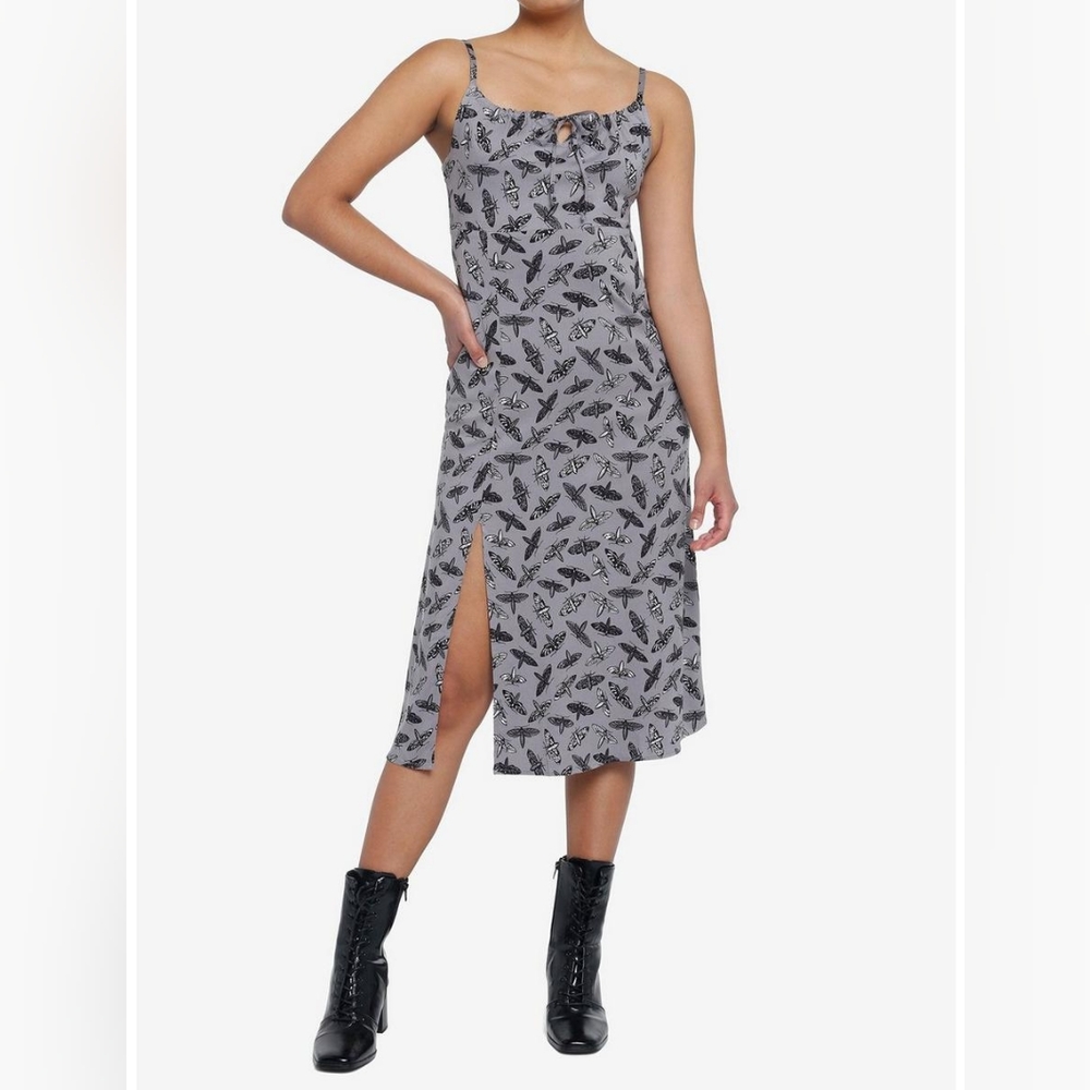 Moth All Over Midi Dress-NTW medium